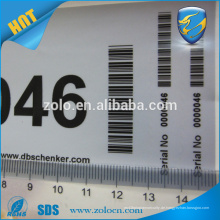 Klebstoff Aufkleber Typ und Akzeptieren Custom Order Anti Fake Feature Barcode-Label